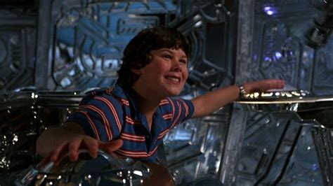 Flight of the Navigator!  A heartwarming story of time travel and intergalactic adventure, starring Joey Cramer as David!